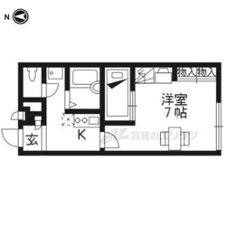 レオパレスアルモニ1番館の物件間取画像